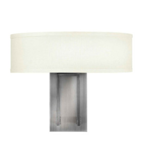 Hampton 2 Light Indoor Wall Light Antique Nickel E14-1