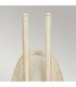 Olivia 2 Light Indoor Candle Wall Light Gold Ivory E14-2
