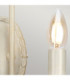 Olivia 2 Light Indoor Candle Wall Light Gold Ivory E14-5