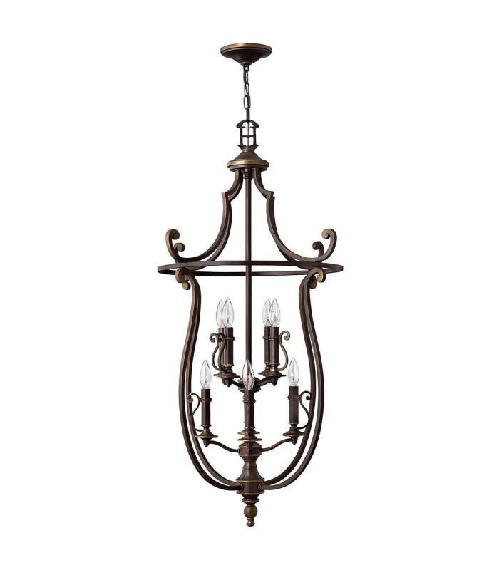Plymouth 8 Light Ceiling Pendant Olde Bronze E14-1