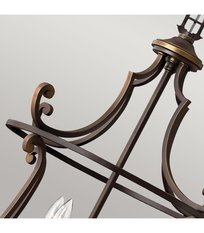 Plymouth 8 Light Ceiling Pendant Olde Bronze E14-3