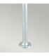 Stockholm Outdoor Twin Lamp Post Galvanised E27-3