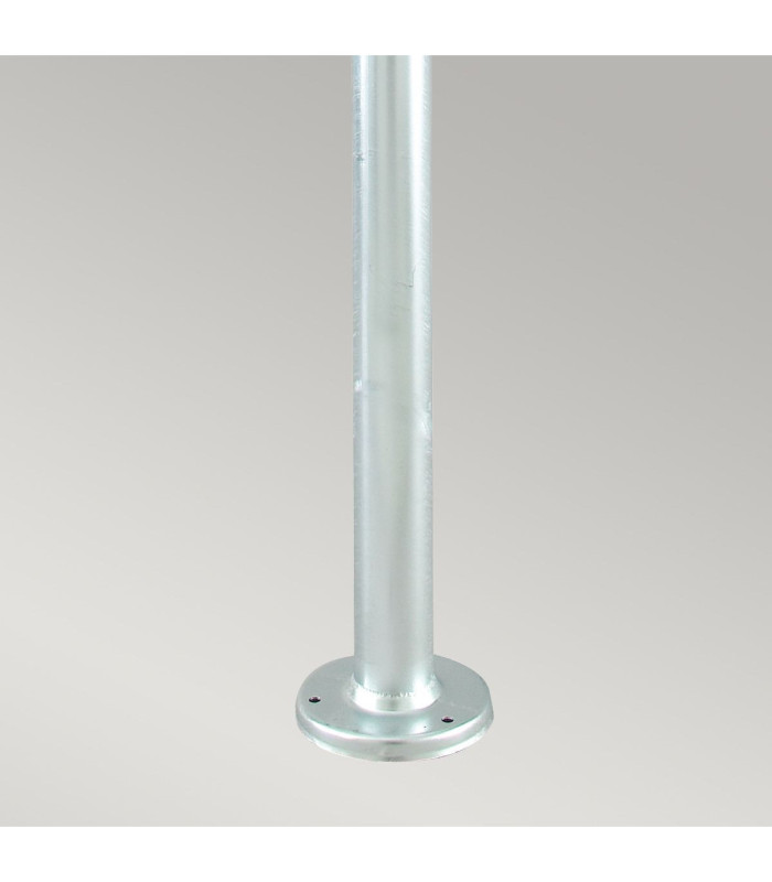 Stockholm Outdoor Twin Lamp Post Galvanised E27-3