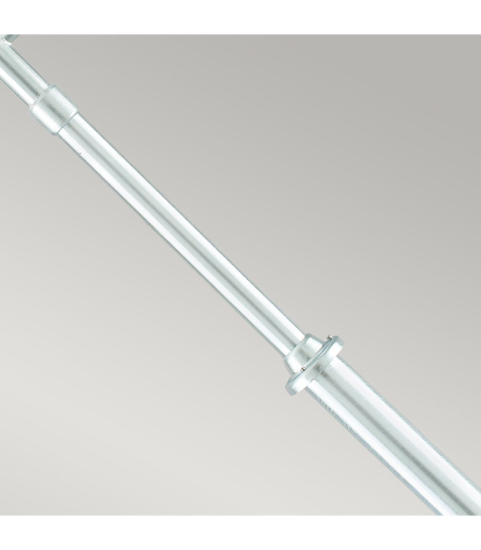 Stockholm Outdoor Twin Lamp Post Galvanised E27-4
