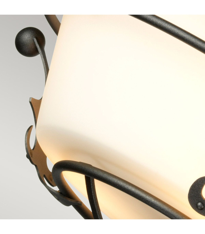Windsor 3 Light Semi-Flush - Graphite E27-3