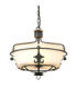 Windsor 3 Light Semi-Flush - Graphite E27-6