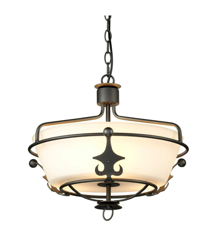 Windsor 3 Light Semi-Flush - Graphite E27-6