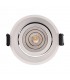 LED Recessed Tiltable Downlight, White, 60 deg. Beam Angle, 760lm, 3000K, IP20, DRIVER NOT INC. - 6