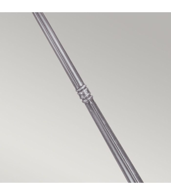 Wexford 2 Light Outdoor Lamp Post Black Silver IP43 E27-4