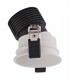 LED Recessed Tiltable Downlight, White, 60 deg. Beam Angle, 760lm, 3000K, IP20, DRIVER NOT INC. - 8