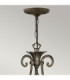 Plantation 7 Light Multi Arm Chandelier Bronze Finish E14-2