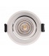 LED Recessed Tiltable Downlight, White, 60 deg. Beam Angle, 760lm, 3000K, IP20, DRIVER NOT INC. - 9
