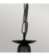 Minster Chandelier 3 Light Black Finish E14-2