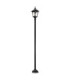Kerry 1 Light Outdoor Coastal Lamp Post Black IP44 E27-1