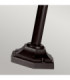 Kerry 1 Light Outdoor Coastal Lamp Post Black IP44 E27-4