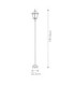 Kerry 1 Light Outdoor Coastal Lamp Post Black IP44 E27-5