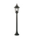Parish 1 Light Outdoor Pillar Lamp Black IP44 E27-1