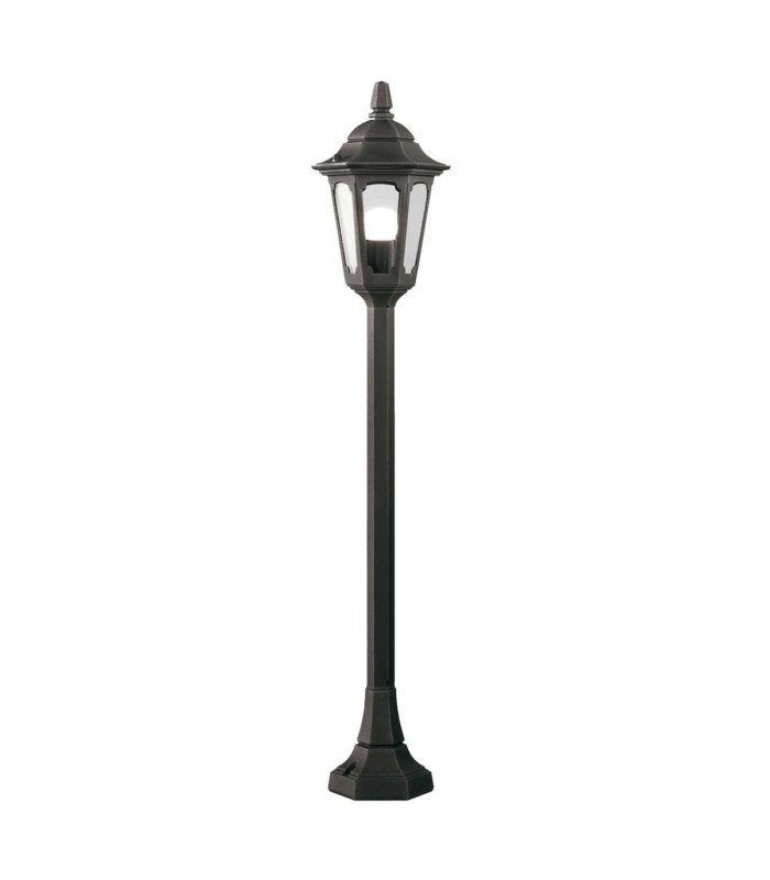 Parish 1 Light Outdoor Pillar Lamp Black IP44 E27-1