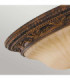 Sonoma Valley 2 Light Flush Mount Ceiling Light Aged Tortoise Shell E27-2