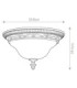 Sonoma Valley 2 Light Flush Mount Ceiling Light Aged Tortoise Shell E27-5