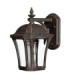 Wabash 1 Light Small Outdoor Wall Lantern Mocha IP44 E27-1
