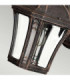 Wabash 1 Light Small Outdoor Wall Lantern Mocha IP44 E27-4