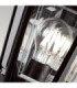 Kinsale 1 Light Outdoor Coastal Flush Ceiling Lantern Black IP43 E27-4