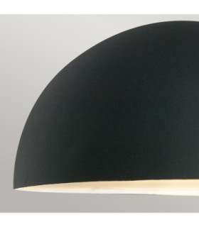 Paris 1 Light Outdoor Wall Light Black IP43 E27-2