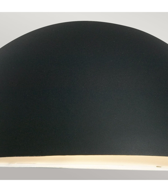 Paris 1 Light Outdoor Wall Light Black IP43 E27-3