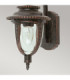 St Louis 1 Light Outdoor Medium Wall Lantern Light Weathered Bronze IP44 E27-3