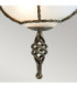 Pembroke 1 Light Indoor Wall Uplighters Black Gold E27-3
