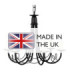 Minster 6 Light Chandelier Black Finish E14-4