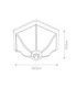 New England 2 Light Medium Outdoor Flush Ceiling Lantern Weathered Bronze IP44 E27-4