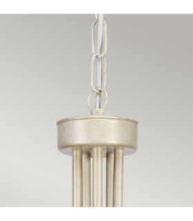 Olivia 5 Light Chandelier Ivory Gold Finish E14-2