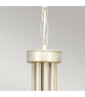 Olivia 8 Light Chandelier Ivory Gold Finish E14-2