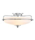 Quoizel Griffin Bowl Semi Flush Ceiling Light Polished Chrome-1