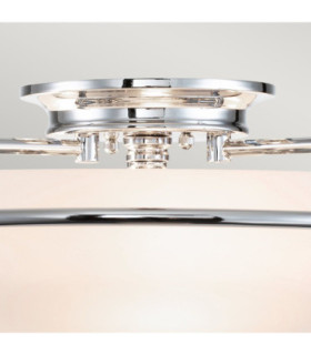 Quoizel Griffin Bowl Semi Flush Ceiling Light Polished Chrome-2