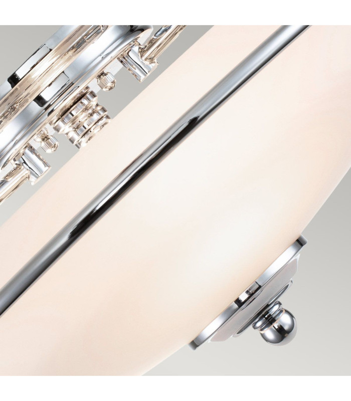 Quoizel Griffin Bowl Semi Flush Ceiling Light Polished Chrome-3