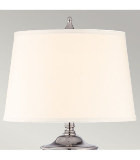 Dennison 1 Light Table Lamp Polished Nickel E27-2