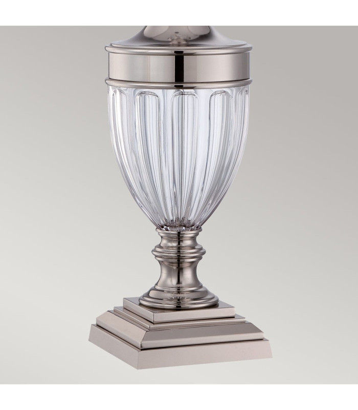 Dennison 1 Light Table Lamp Polished Nickel E27-4