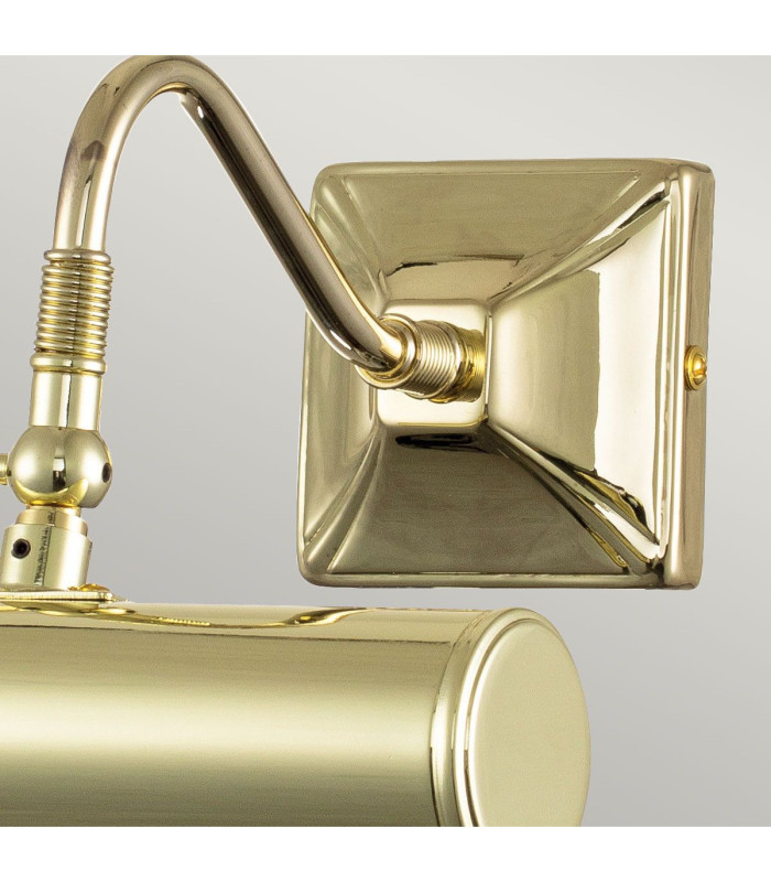 Picture Light 1 Light Small Picture Wall Light Polished Brass E14-5