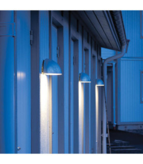 Paris Large 1 Light Outdoor Wall Light Galvanised IP43 E27-2