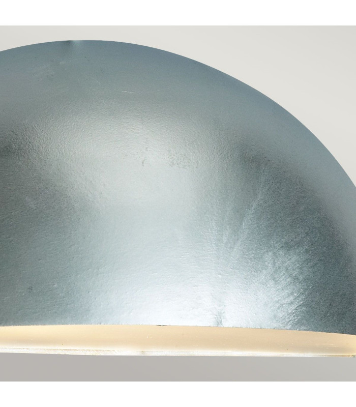 Paris Large 1 Light Outdoor Wall Light Galvanised IP43 E27-5