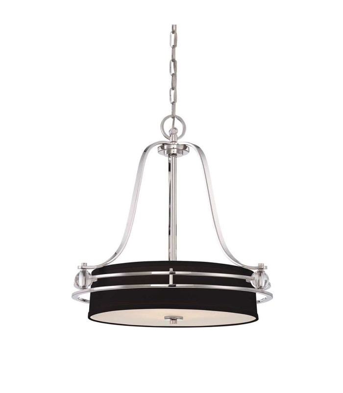 Gotham 4 Light Ceiling Pendant Imperial Silver E27-1