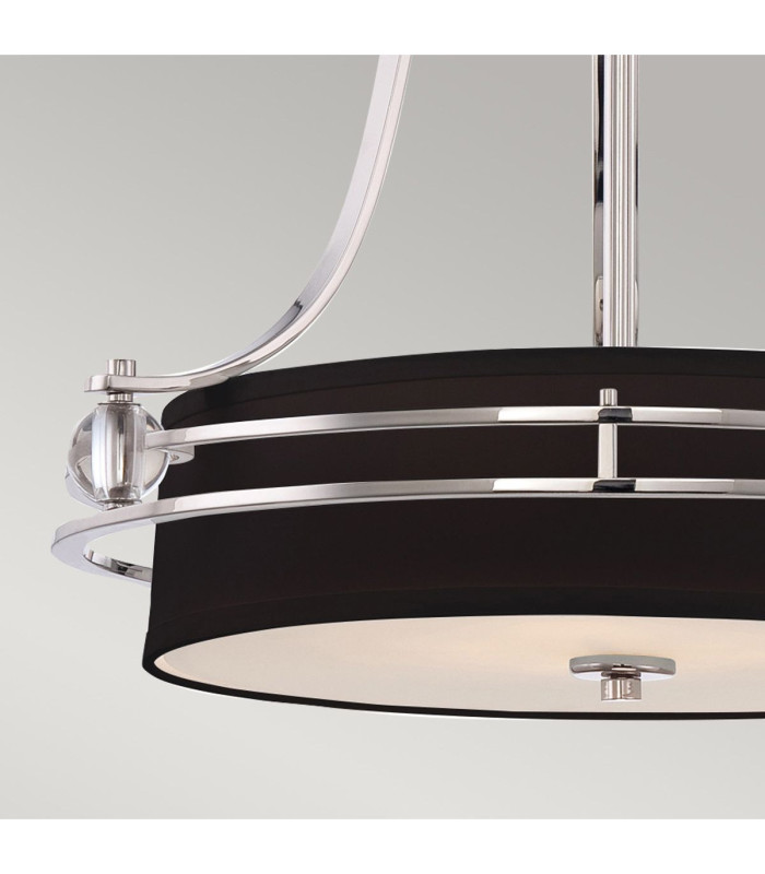 Gotham 4 Light Ceiling Pendant Imperial Silver E27-2