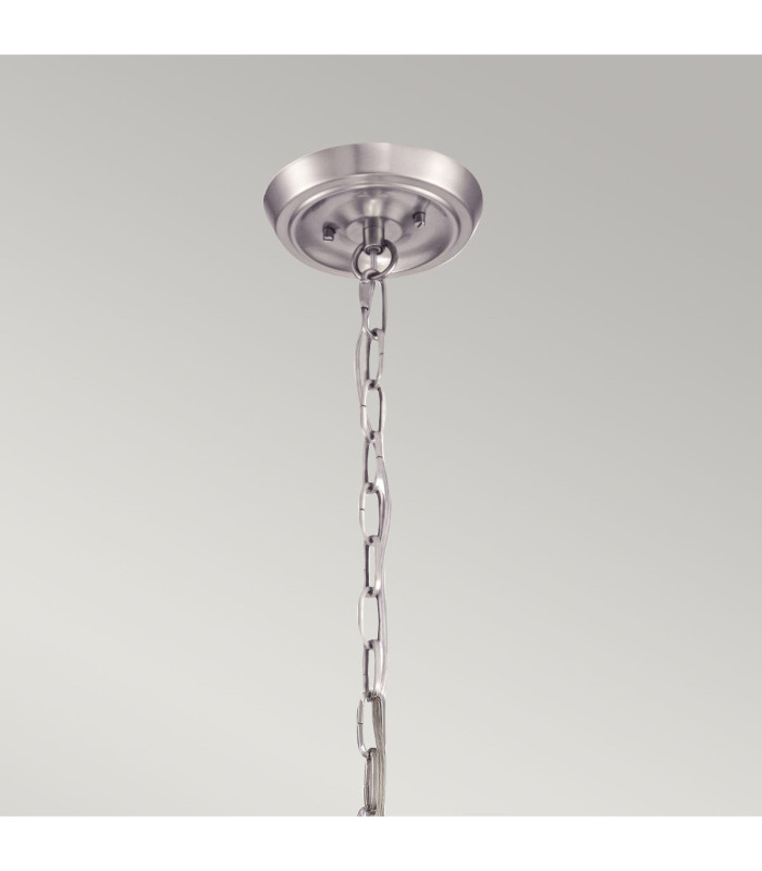 Gotham 4 Light Ceiling Pendant Imperial Silver E27-4