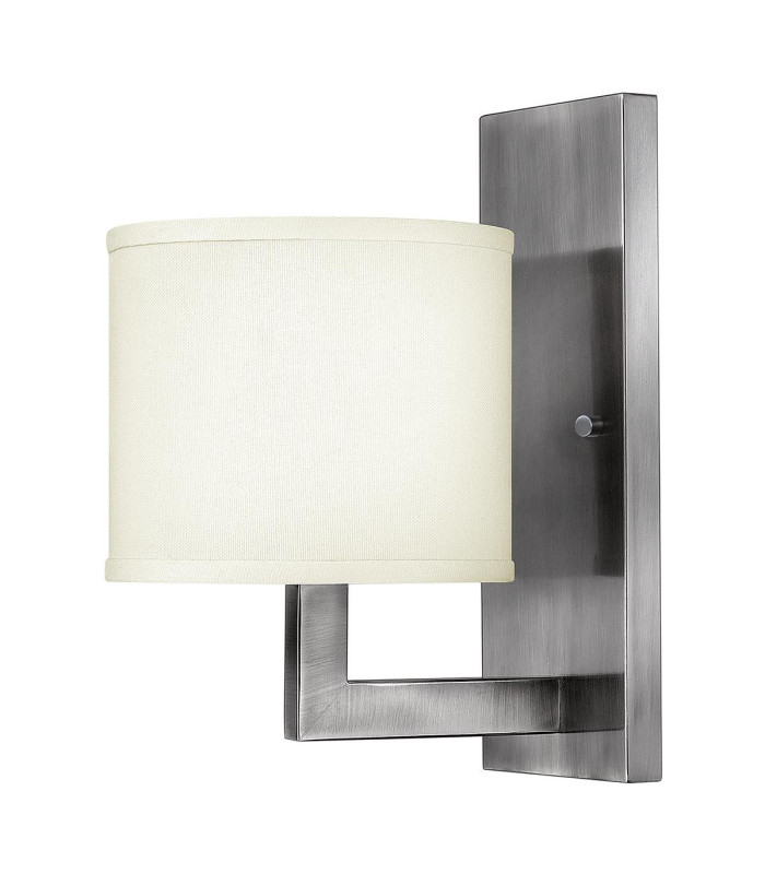 Hampton 1 Light Indoor Wall Light Antique Nickel E27-1