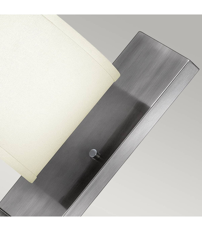 Hampton 1 Light Indoor Wall Light Antique Nickel E27-2
