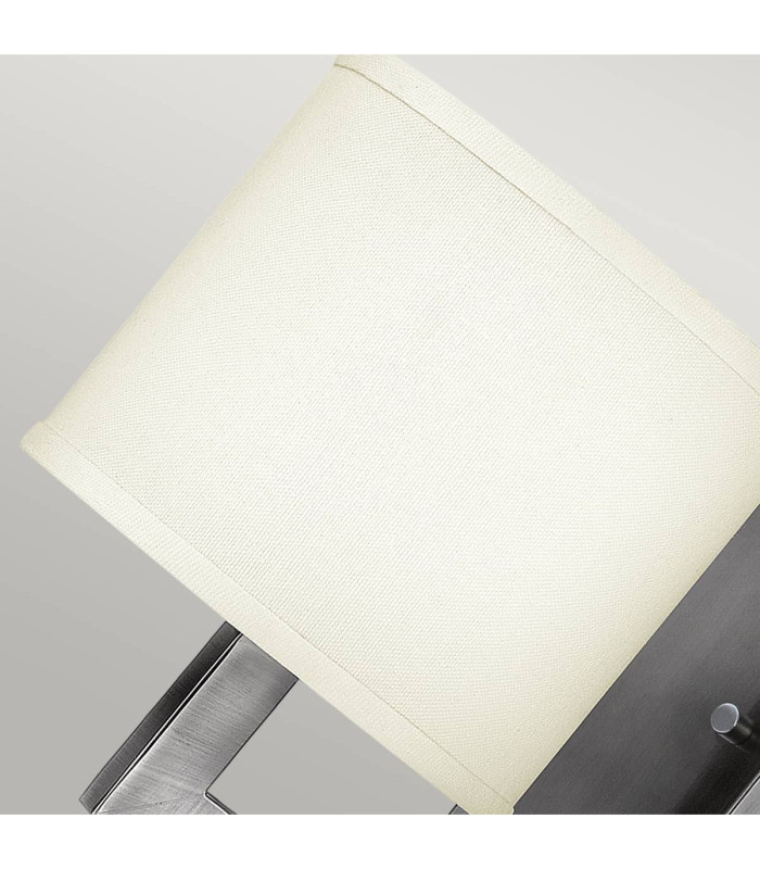 Hampton 1 Light Indoor Wall Light Antique Nickel E27-4