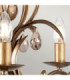 Lily 5 Light Chandelier Metallic Bronze Floral Leaves Design-3